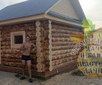 Баня 4 на 5 сруб в чашу