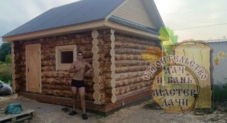 Баня 4 на 5 сруб в чашу